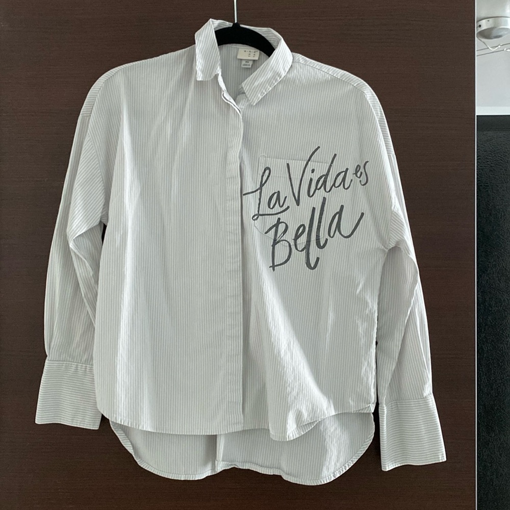 Button down shirt.